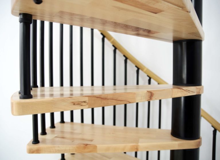 Kružne unutrašnje stepenice - Spiral Decor (crna boja) - Slika 2