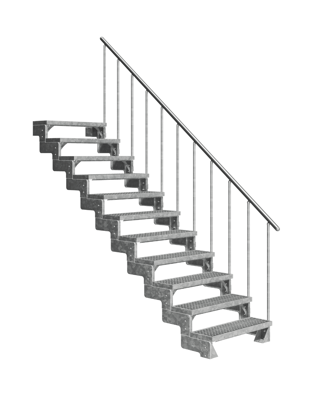 Spoljašnje stepenice Gardentop - galvanized - Slika 2